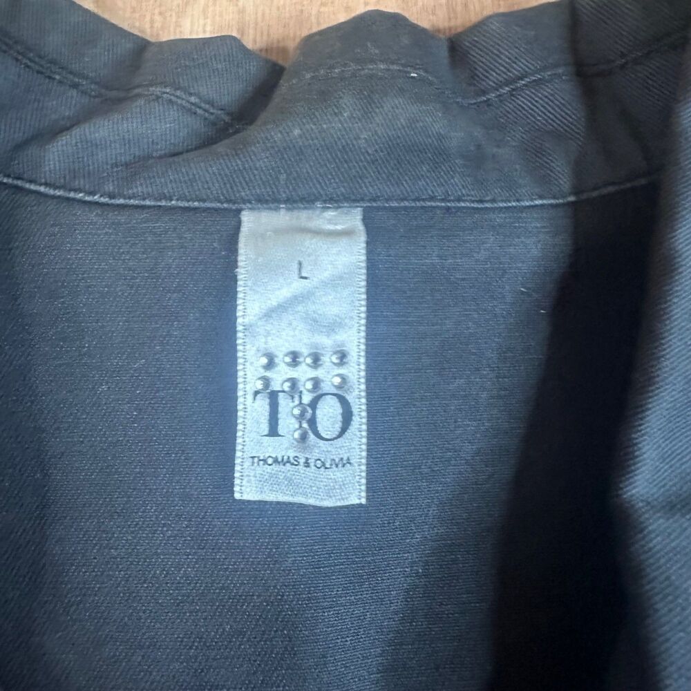 Thomas & Olivia Women’s Patchwork Jacket Large Bl… - image 5